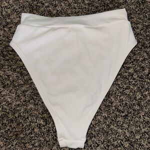 l space white swimsuit bottoms